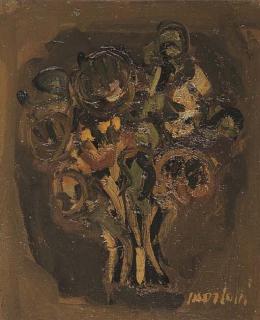 Ennio Morlotti - Fiori secchi