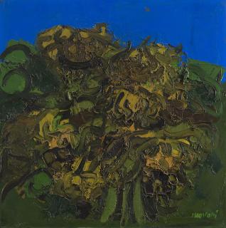 Ennio Morlotti - Girasoli con cielo