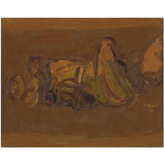 Ennio Morlotti - Nudo Disteso