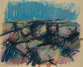 Ennio Morlotti - Studio di paesaggio