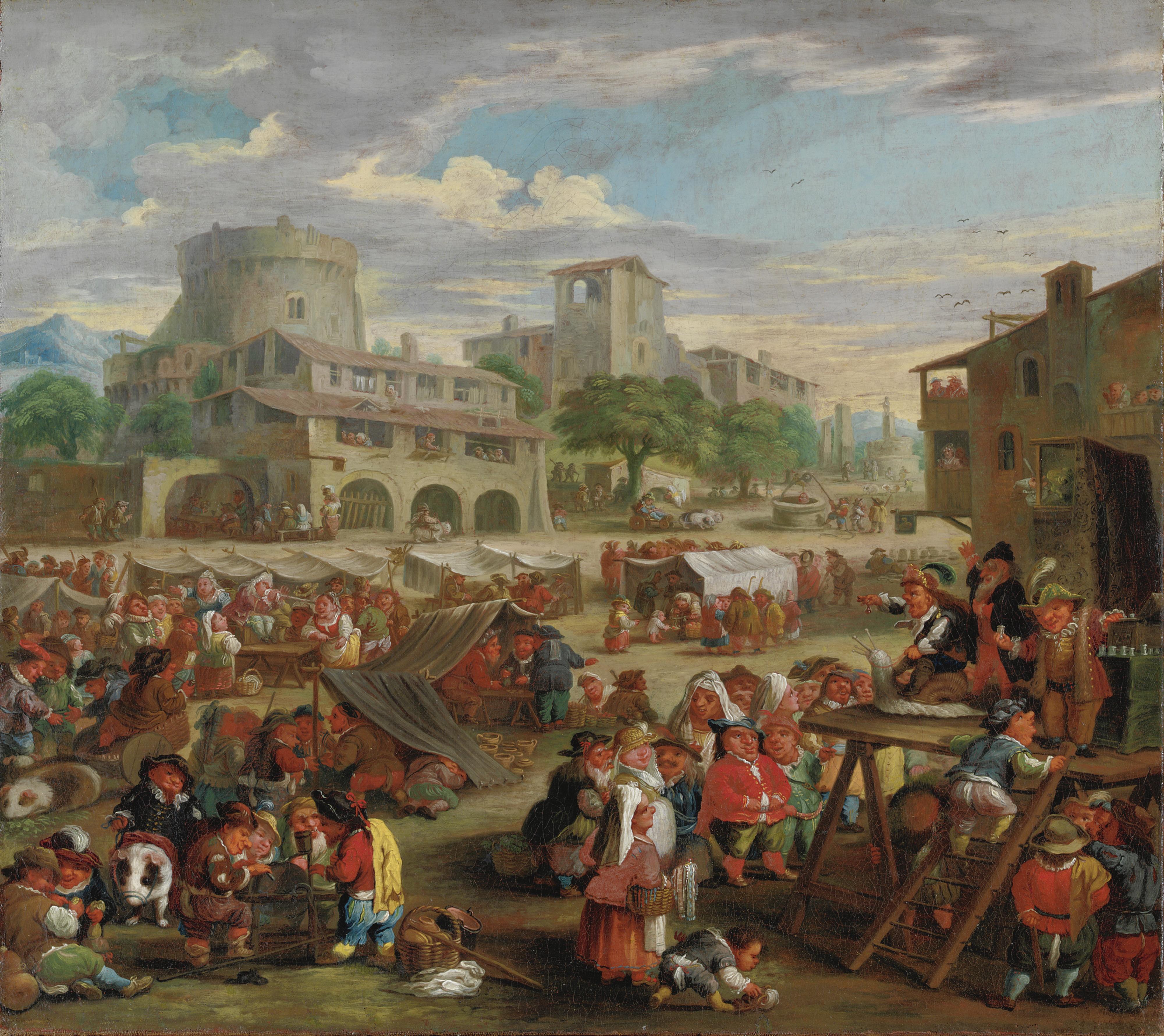 Enrico Albricci - Scena Di Mercato E Arringa Del Ciarlatano