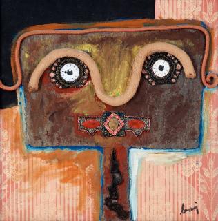 Enrico Baj - Composition with figure