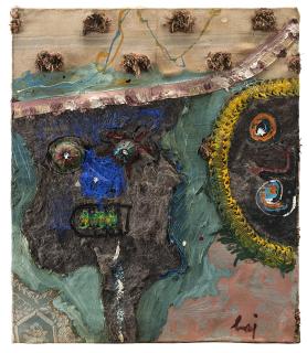 Enrico Baj - Due figure