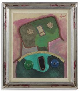 Enrico Baj - La Combinazione (Coincidence) (The Combination (Coincidence))