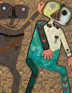 Enrico Baj - Le Comte De Hornes (The Count Of Hornes, Lord Of The Low Country And William Ix Of Nassau)