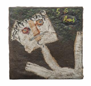 Enrico Baj - Personaggio con le braccia alzate (Personage with Raised Arms)