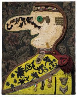 Enrico Baj - Profile of a General (Or the Viscount of Turenna, General Marshal of the King\'s Armies)