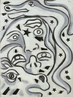 Enrico Baj - Seil-Kor E Nina Si Avventurarono Nella Foresta Degli Specchi