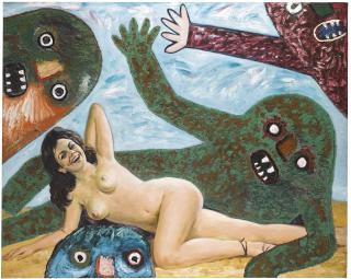 Enrico Baj - Teodomiro E Ayesha, Figlia Di Abubeker