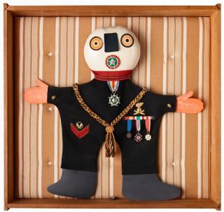 Enrico Baj - The rolling general