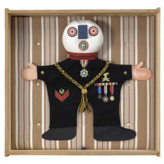 Enrico Baj - The Rolling General