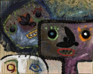 Enrico Baj - Tre amici