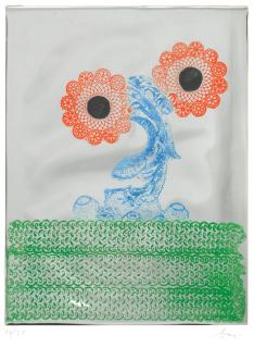 Enrico Baj - Untitled (Doily Plant)