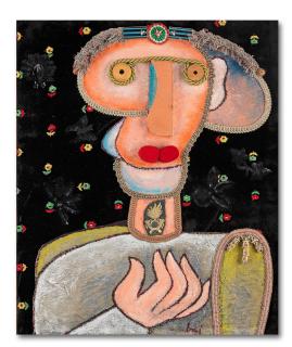 Enrico Baj - Very important lady, 1975