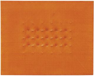 Enrico Castellani - Superficie Arancione