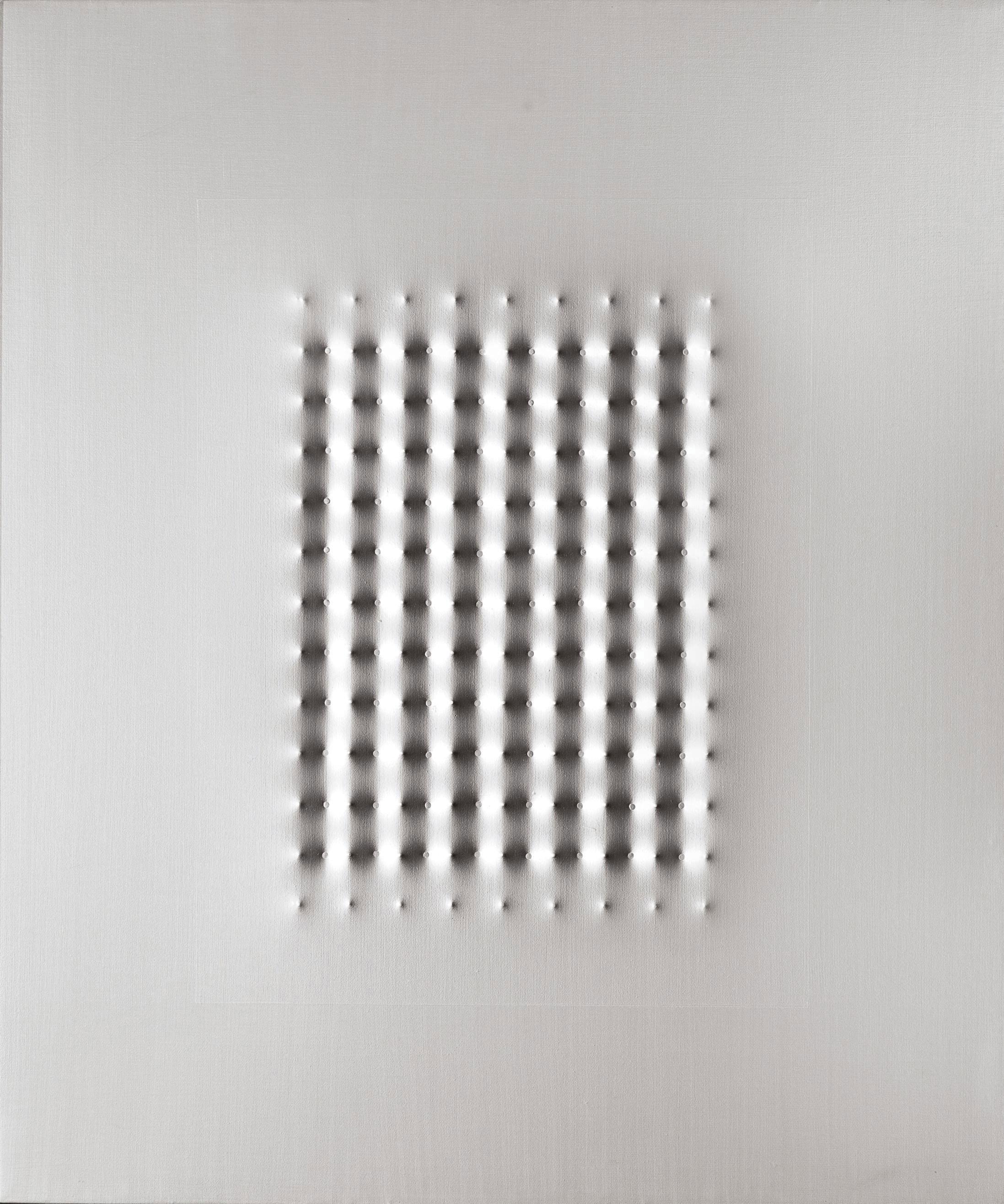 Enrico Castellani - Superficie argento