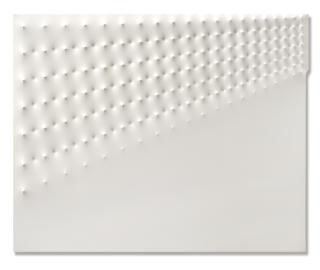 Enrico Castellani - Superficie bianca n. 1