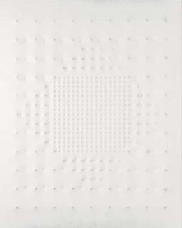 Enrico Castellani - Superficie bianca no. 1