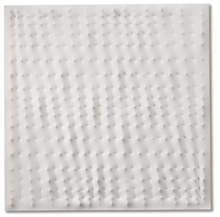 Enrico Castellani - Superficie Bianca