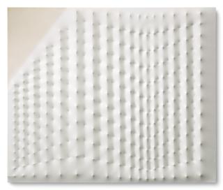 Enrico Castellani - Superficie Bianca