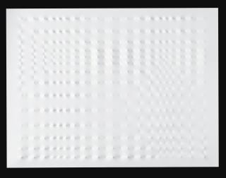 Enrico Castellani - Superficie Bianca 