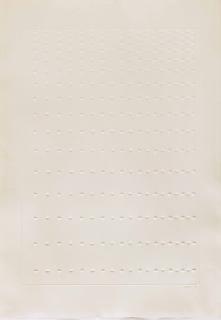 Enrico Castellani - Superficie Bianca