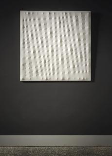 Enrico Castellani - Superficie Biancasigned, Titled And Dated 1985, Acrylic On Shaped Canvas. This Work Is Going To Be Registered In The Archivio Della Fondazione Enrico Castellani, Milan