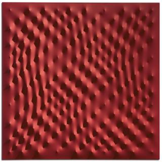 Enrico Castellani - Superficie Rossa