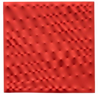 Enrico Castellani - Superficie rossa