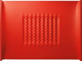 Enrico Castellani - Superficie Rossa