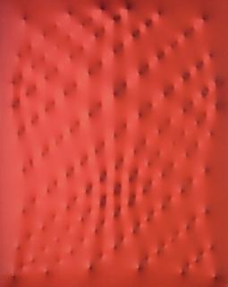 Enrico Castellani - Superficie Rossa