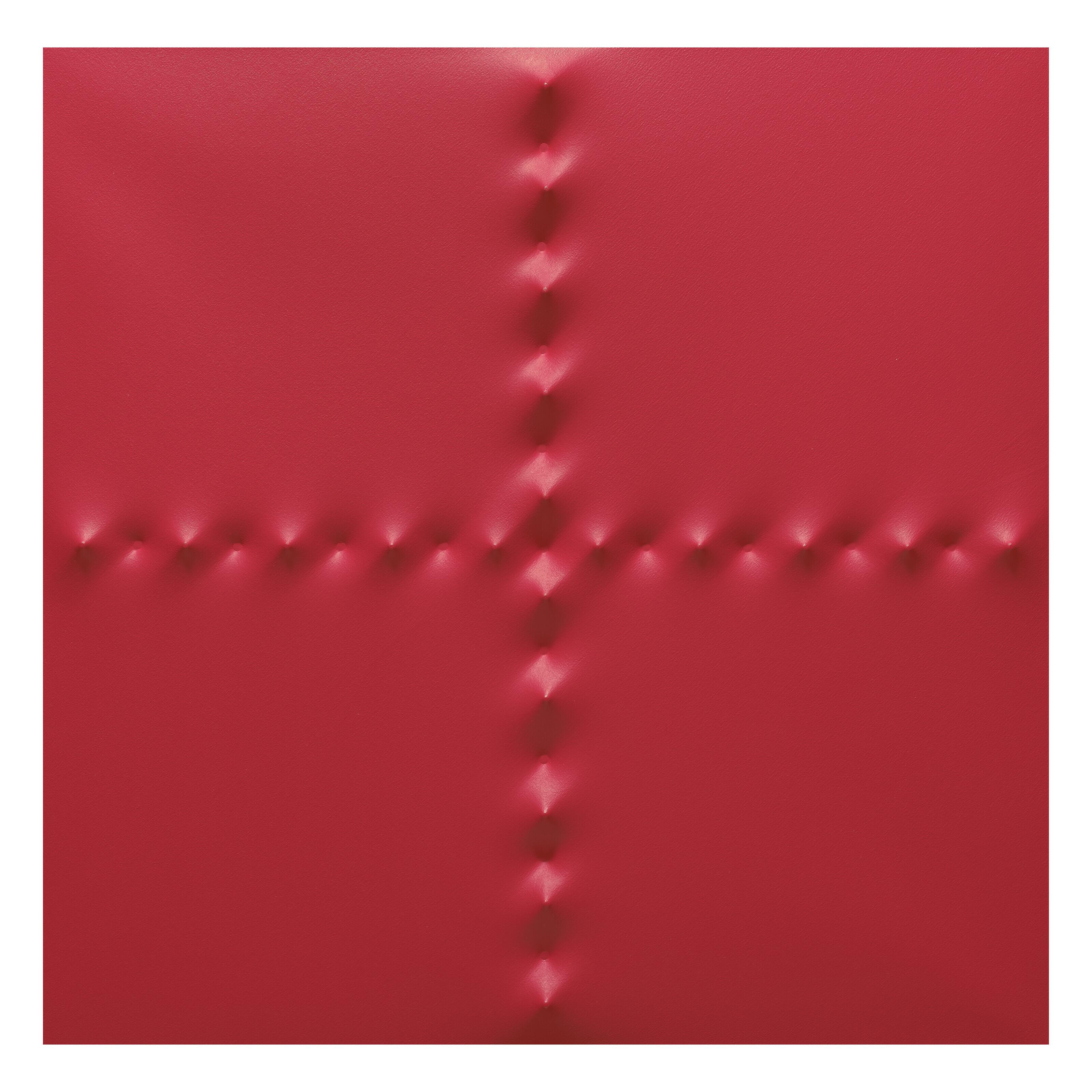 Enrico Castellani - Superficie rossa