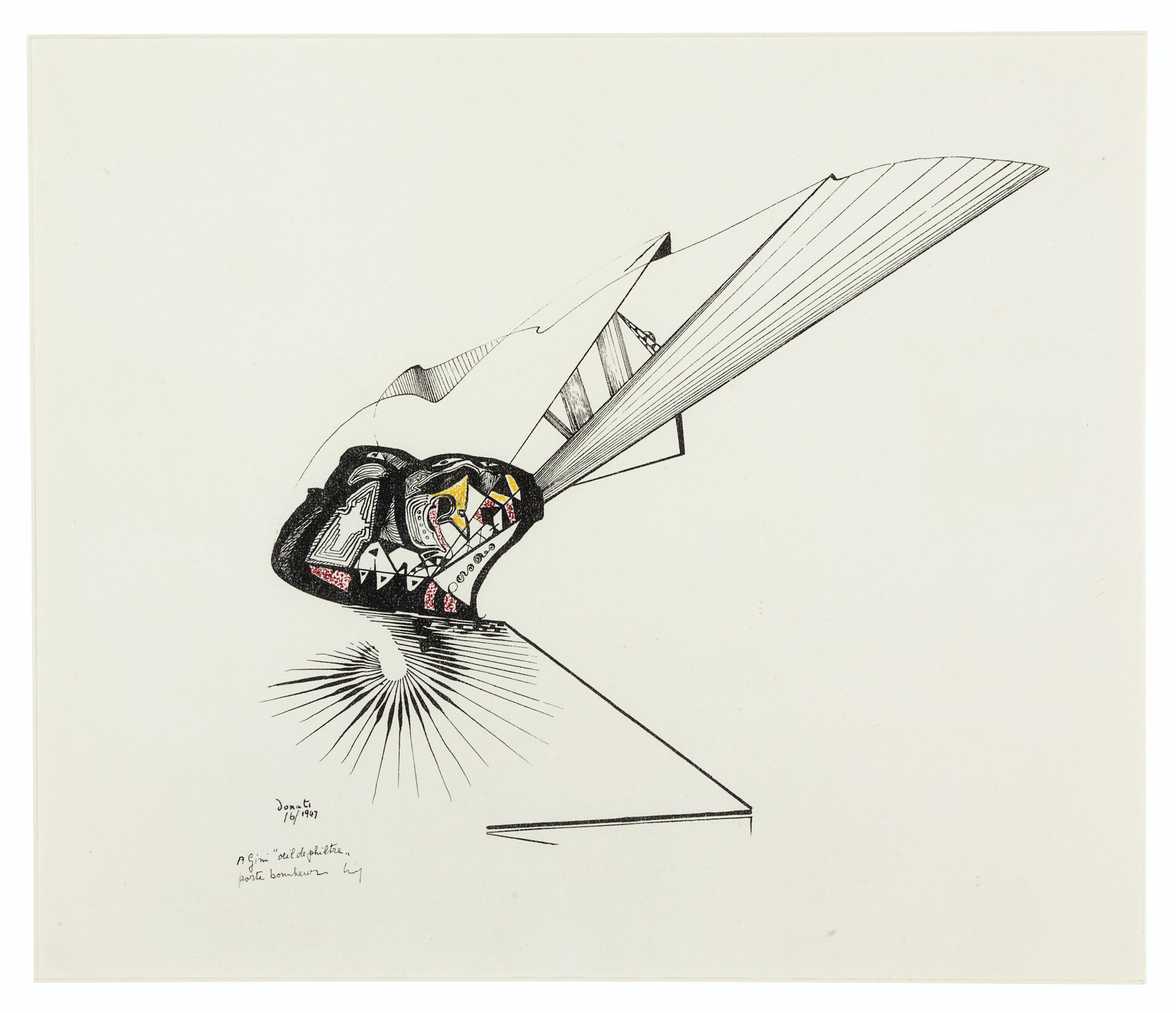 Enrico Donati - Black eye specialist; together with a companion work