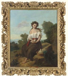 Enrico Fanfani - A maiden with doves