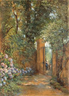 Enrico Lionne - Vialetto fiorito