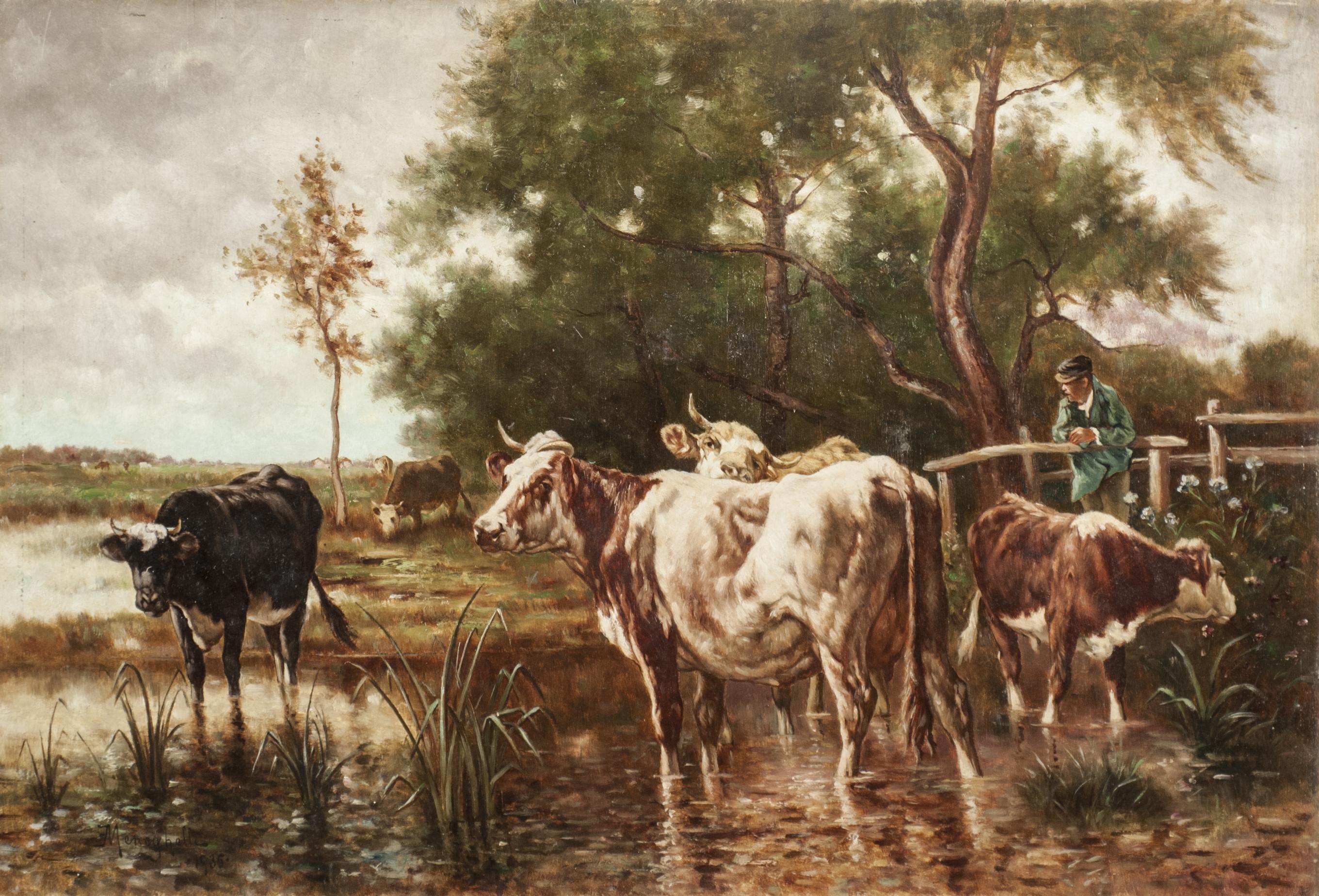 Enrico Meneghelli - Mucche