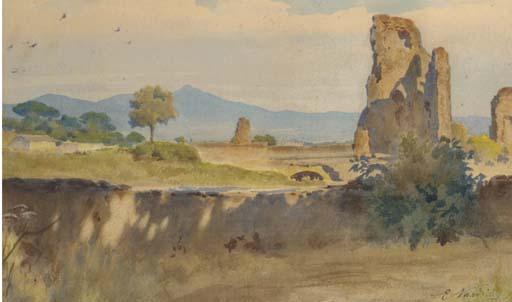 Enrico Nardi - In the Roman campagna