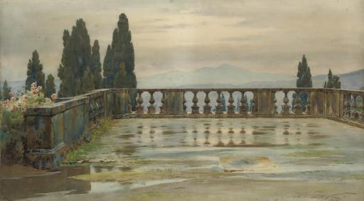 Enrico Nardi - Overlooking the Tuscan hills