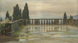 Enrico Nardi - Overlooking the Tuscan hills