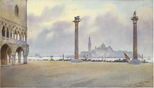 Enrico Nardi - Venezia, Piazzetta San Marco e l\'Isola di San Giorgio