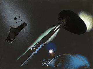 Enrico Prampolini - Paesaggio cosmico o Metamorfosi cosmica