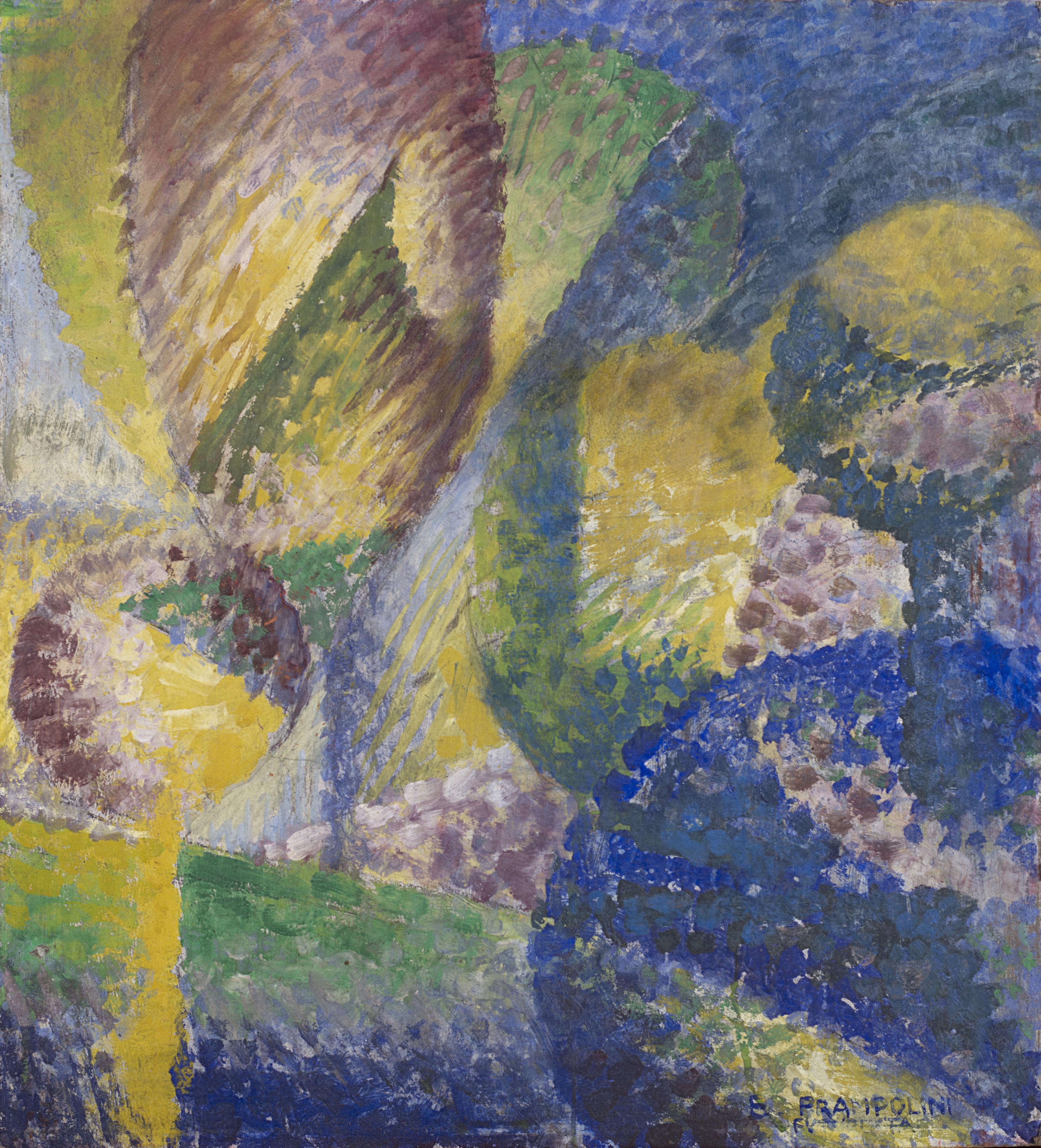 Enrico Prampolini - Sensazione cromatica di giardino