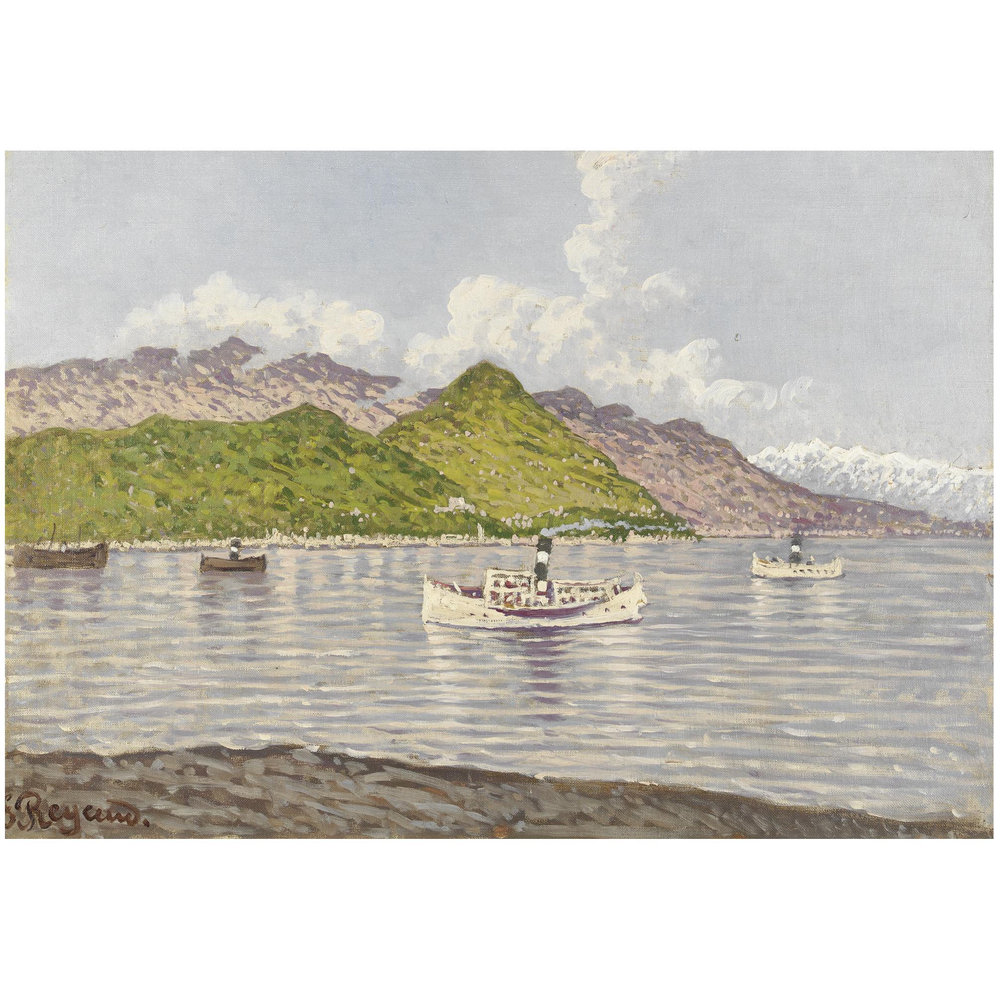 Enrico Reycend - Vaporetti Sul Lago Maggiore