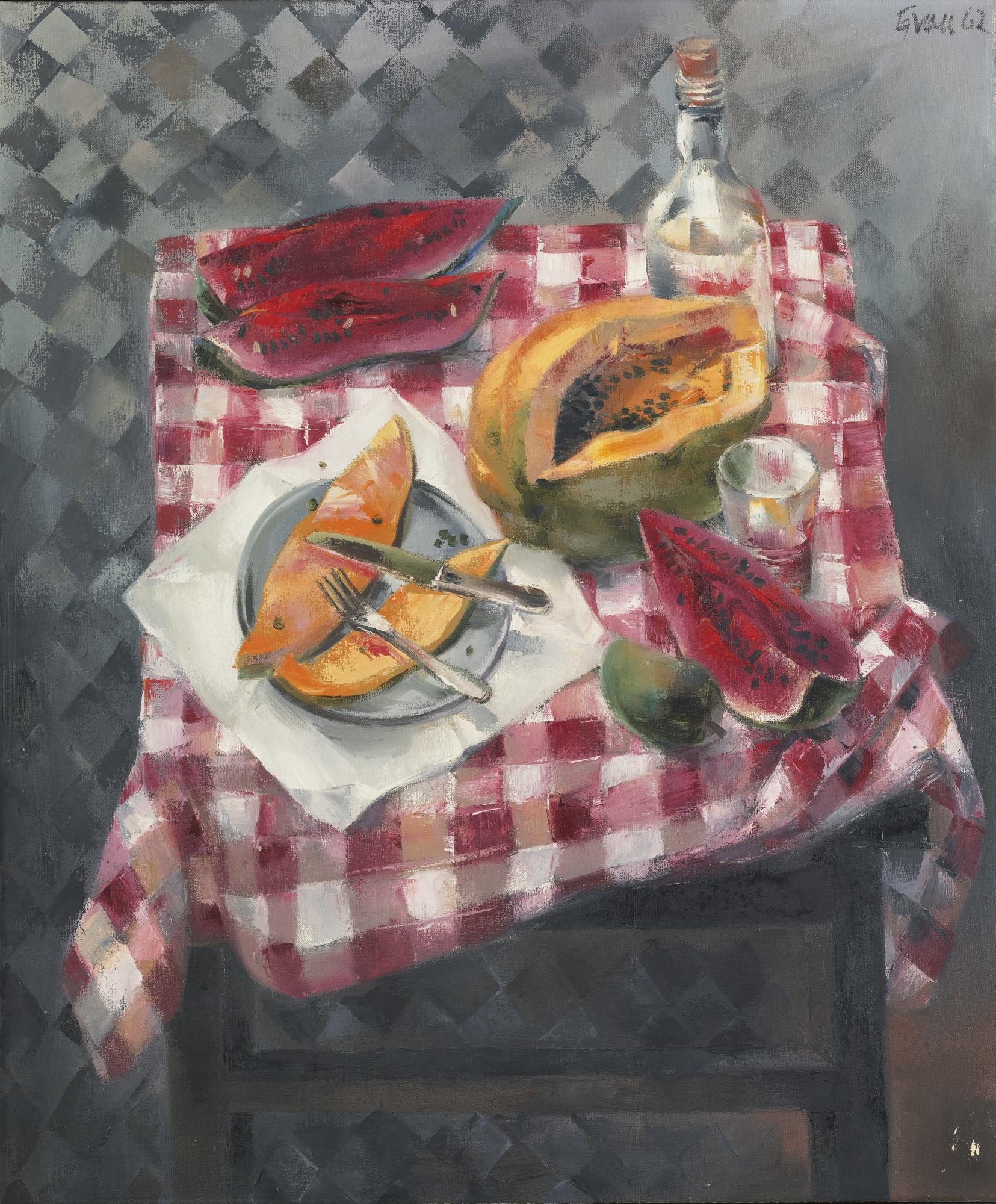 Enrique Grau - Mesa Con Frutas