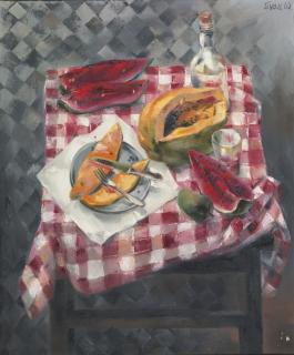 Enrique Grau - Mesa Con Frutas