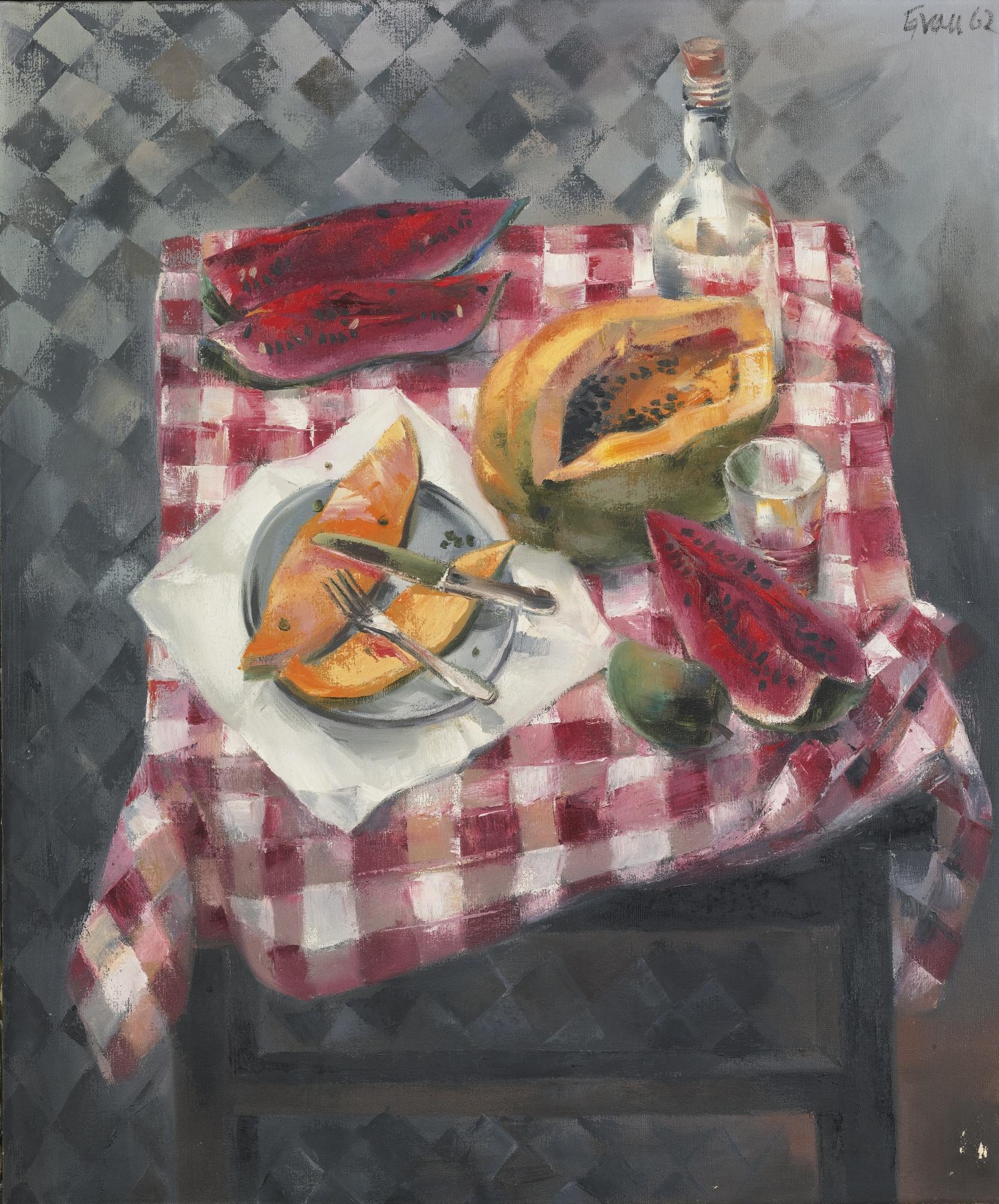 Enrique Grau - Mesa Con Frutas