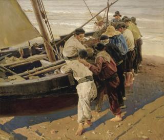 Enrique Martínez Cubells Y Ruiz - Spanish fishermen