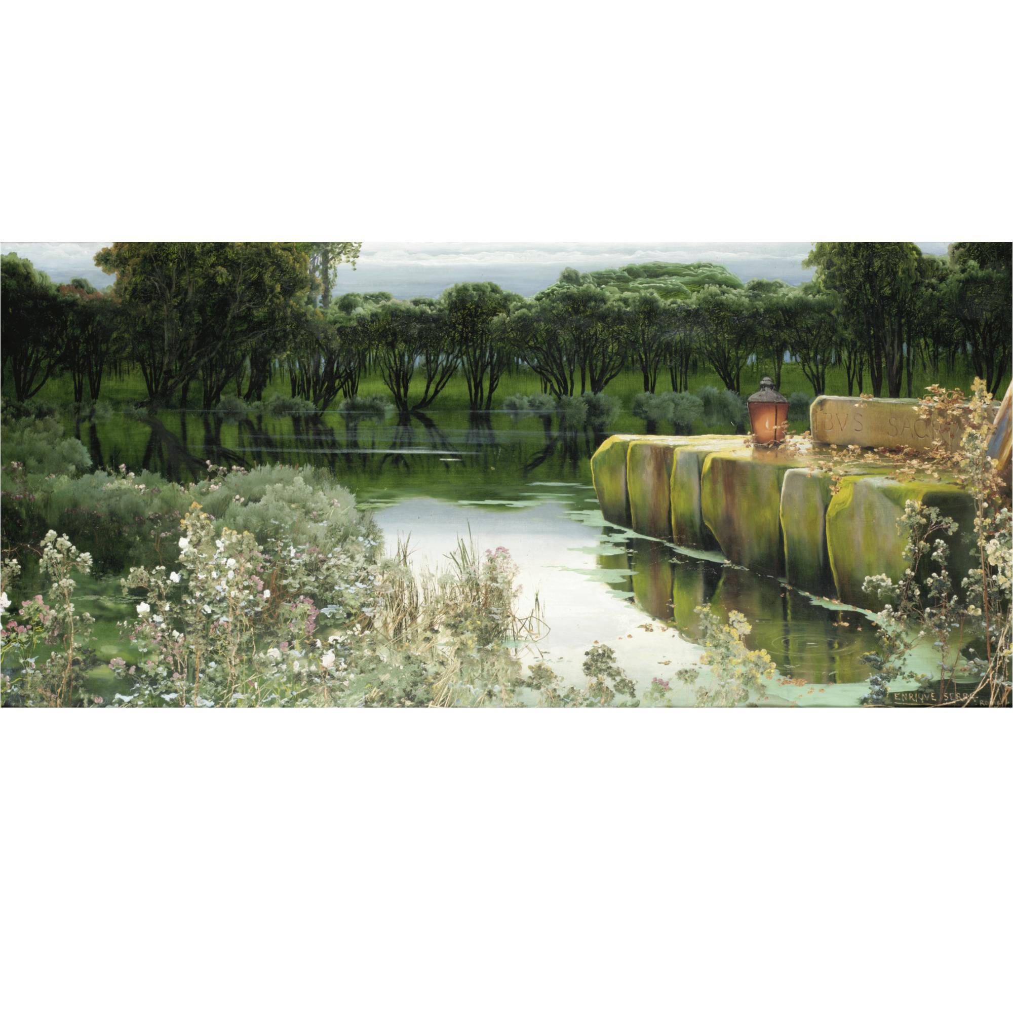 Enrique Serra - A Lagoon At Dusk