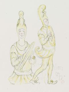 Ensor, James - La Gamme d\'Amour, Un Coup Des..., Brussels, 1929 (E. 142; T. 140)