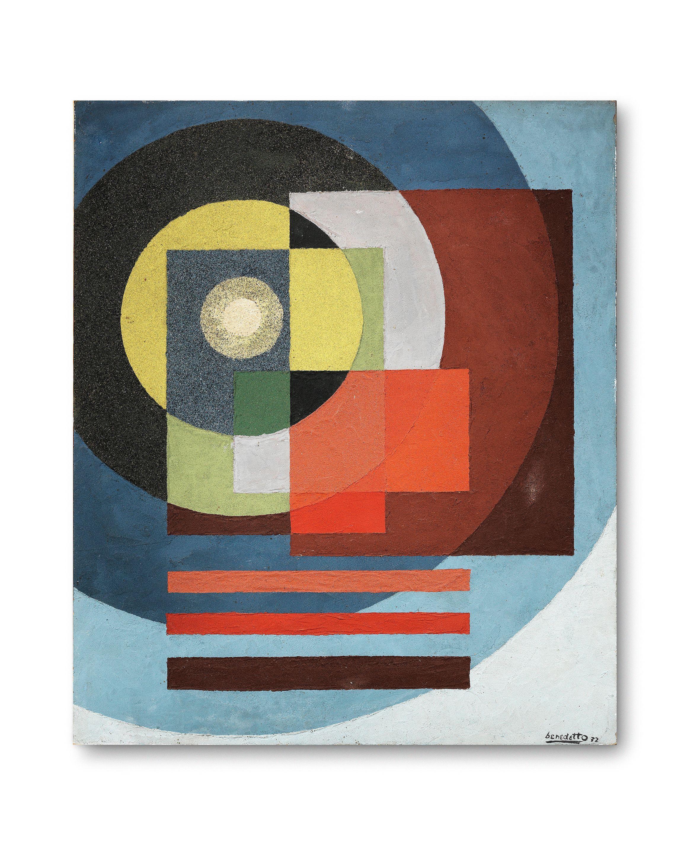 Enzo Benedetto - Contrasti nello spazio, 1972